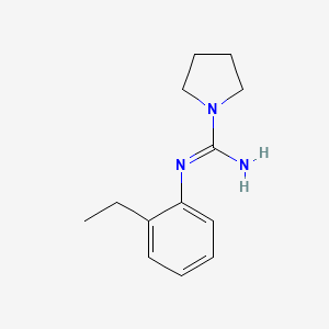 N-(2-Ethylphenyl)pyrrolidine-1-carboximidamide