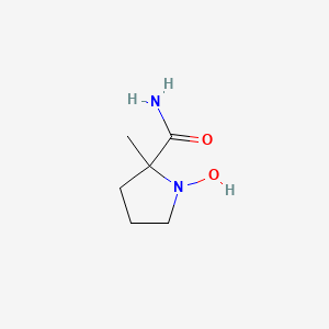 1-Hydroxy-2-methylpyrrolidine-2-carboxamide