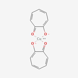 molecular formula C14H10CuO4 B12872985 Bis(tropolonato)copper 