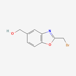 2-(Bromomethyl)benzo[d]oxazole-5-methanol