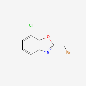 2-(Bromomethyl)-7-chloro-1,3-benzoxazole