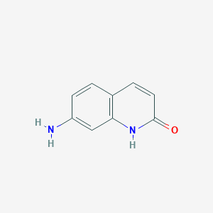 molecular formula C9H8N2O B1287302 7-Aminoquinolin-2(1H)-one CAS No. 58336-33-7
