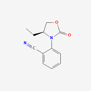 (S)-2-(4-Ethyl-2-oxooxazolidin-3-yl)benzonitrile