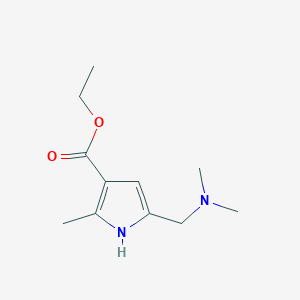 Ethyl 5-((dimethylamino)methyl)-2-methyl-1H-pyrrole-3-carboxylate