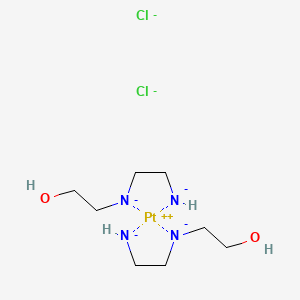 Platinum(2+),bis[2-[(2-aminoethyl)amino]ethanol-N,N']-, dichloride