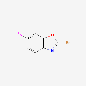 2-Bromo-6-iodobenzo[d]oxazole