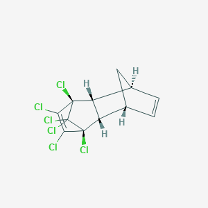 molecular formula C₁₂H₈Cl₆ B128732 异狄氏剂 CAS No. 465-73-6