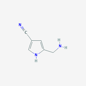 5-(Aminomethyl)-1H-pyrrole-3-carbonitrile