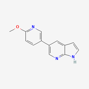 5-(6-Methoxypyridin-3-yl)-1H-pyrrolo[2,3-b]pyridine