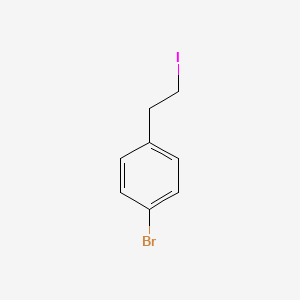 molecular formula C8H8BrI B1287328 1-Bromo-4-(2-iodoethyl)benzene CAS No. 85356-68-9