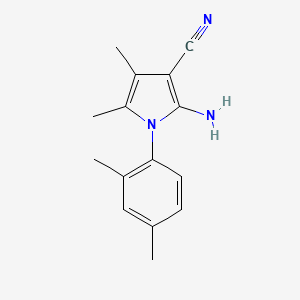 2-Amino-1-(2,4-dimethylphenyl)-4,5-dimethyl-1H-pyrrole-3-carbonitrile