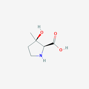 (2S,3R)-3-Hydroxy-3-methylpyrrolidine-2-carboxylic acid