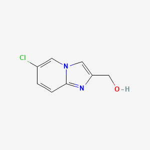 molecular formula C8H7ClN2O B1287334 (6-Chloroimidazo[1,2-a]pyridin-2-yl)methanol CAS No. 1039416-36-8