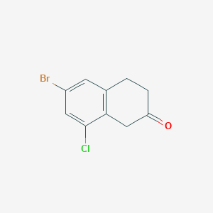 6-Bromo-8-chloro-3,4-dihydronaphthalen-2(1H)-one