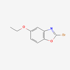 molecular formula C9H8BrNO2 B12873360 2-Bromo-5-ethoxybenzo[d]oxazole 