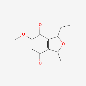 3-Ethyl-5-methoxy-1-methylisobenzofuran-4,7(1H,3H)-dione