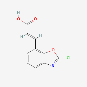 3-(2-Chlorobenzo[d]oxazol-7-yl)acrylic acid