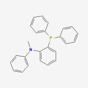 molecular formula C25H22NP B12873423 2-(Diphenylphosphino)-N-methyl-N-phenylaniline 