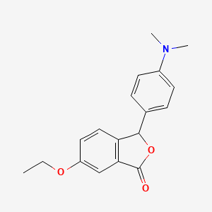 3-[4-(Dimethylamino)phenyl]-6-ethoxy-2-benzofuran-1(3H)-one