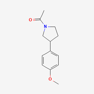 1-(3-(4-Methoxyphenyl)pyrrolidin-1-yl)ethanone