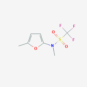 1,1,1-Trifluoro-N-methyl-N-(5-methylfuran-2-yl)methanesulfonamide