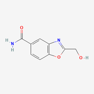 2-(Hydroxymethyl)benzo[d]oxazole-5-carboxamide