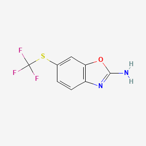 6-((Trifluoromethyl)thio)benzo[d]oxazol-2-amine