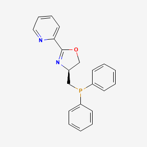 (S)-4-((Diphenylphosphino)methyl)-2-(pyridin-2-yl)-4,5-dihydrooxazole