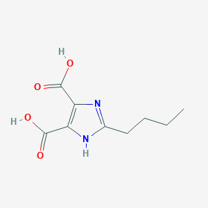 molecular formula C9H12N2O4 B1287349 2-丁基-1H-咪唑-4,5-二甲酸 CAS No. 71998-99-7