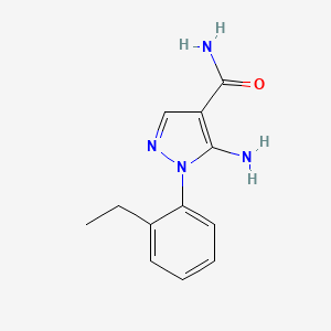 5-Amino-1-(2-ethylphenyl)-1h-pyrazole-4-carboxamide