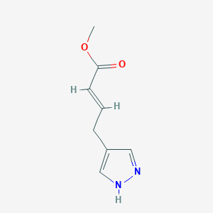 (E)-Methyl 4-(1H-pyrazol-4-yl)but-2-enoate