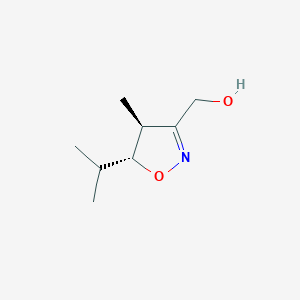 ((4S,5R)-5-Isopropyl-4-methyl-4,5-dihydroisoxazol-3-yl)methanol