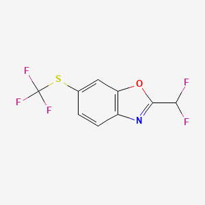 2-(Difluoromethyl)-6-(trifluoromethylthio)benzo[d]oxazole