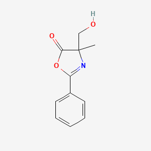 4-(Hydroxymethyl)-4-methyl-2-phenyloxazol-5(4H)-one