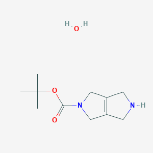 tert-Butyl 3,4,5,6-tetrahydropyrrolo[3,4-c]pyrrole-2(1H)-carboxylate hydrate