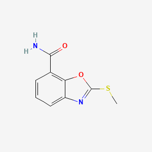 2-(Methylthio)benzo[d]oxazole-7-carboxamide