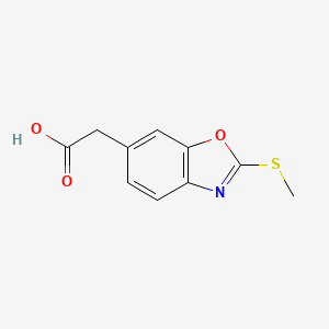 2-(Methylthio)benzo[d]oxazole-6-acetic acid