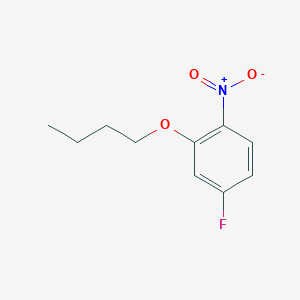 molecular formula C10H12FNO3 B1287378 2-Butoxy-4-fluoro-1-nitrobenzene CAS No. 28987-47-5