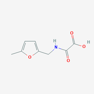 molecular formula C8H9NO4 B12873804 2-(((5-Methylfuran-2-yl)methyl)amino)-2-oxoacetic acid 