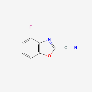 4-Fluorobenzo[d]oxazole-2-carbonitrile