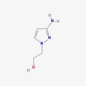 molecular formula C5H9N3O B1287384 2-(3-Amino-1H-pyrazol-1-yl)ethanol CAS No. 84407-13-6