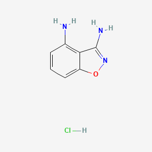 Benzo[d]isoxazole-3,4-diamine hydrochloride