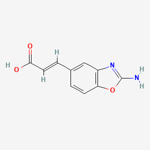 3-(2-Aminobenzo[d]oxazol-5-yl)acrylic acid