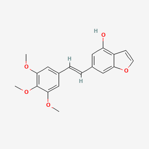 (E)-6-(3,4,5-trimethoxystyryl)benzofuran-4-ol