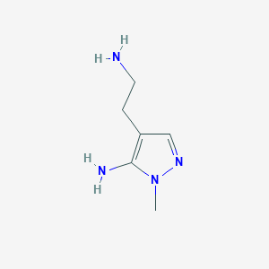 4-(2-Aminoethyl)-1-methyl-1H-pyrazol-5-amine