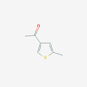 molecular formula C7H8OS B1287393 1-(5-Methylthiophen-3-yl)ethanone CAS No. 69213-96-3