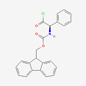 molecular formula C23H18ClNO3 B12873956 Fmoc-D-Phg-Cl 