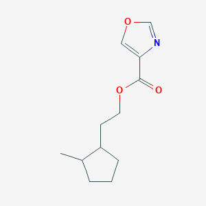 2-(2-Methylcyclopentyl)ethyl oxazole-4-carboxylate