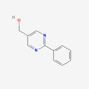 molecular formula C11H10N2O B1287400 (2-Phenylpyrimidin-5-yl)methanol CAS No. 886531-62-0