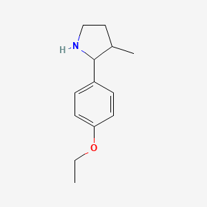 2-(4-Ethoxyphenyl)-3-methylpyrrolidine